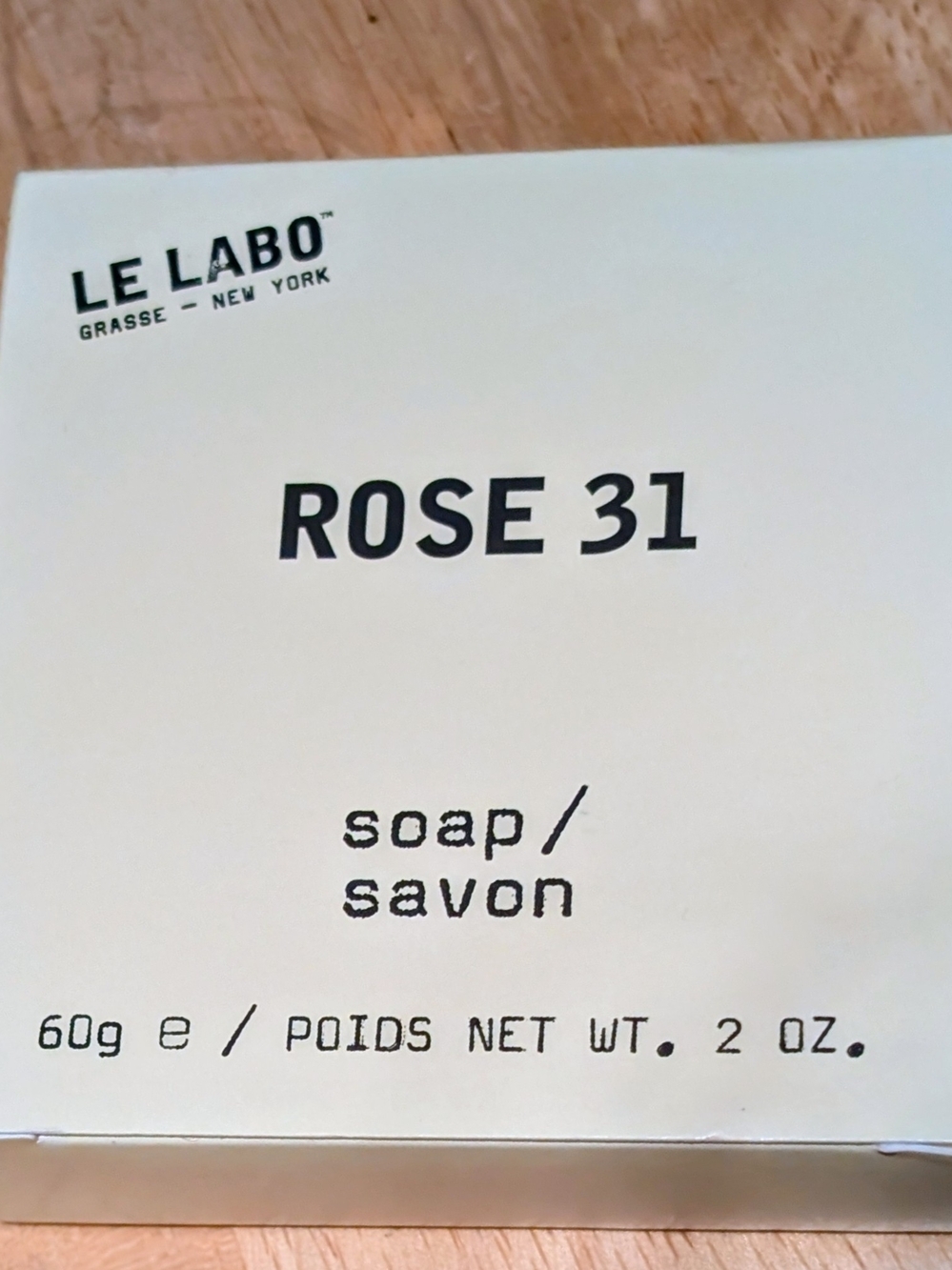 Two Le Labo Rose 31 Soaps - Cream White Packaging